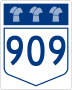 Highway 909 marker