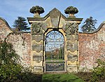 Walls to Walled Garden with Gates including the Satyr Gate and Corner Piers