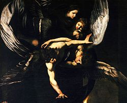 Particolare delle Sette opere di Misericordia del Caravaggio
