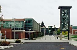 Shadle Park HS, north entry