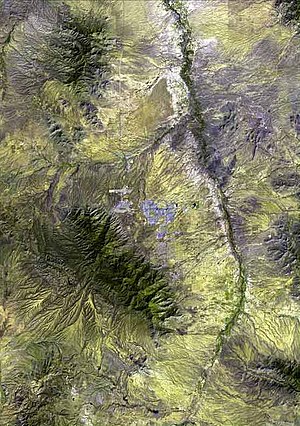 Sierra Vista, Arizona, from Space. The raw sat...