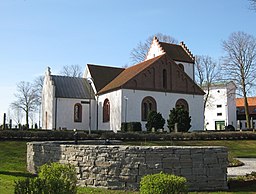 Stävie kyrka i april 2010