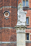 Statue at Main Entrance to Hampton Court Palace.jpg