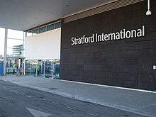 Entrada da estação Stratford International