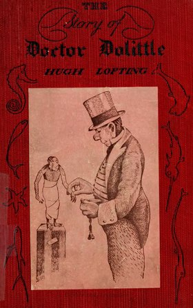 Couverture de la 1re édition en anglais de L'Histoire du docteur Dolittle (Frederick A. Stokes, New York, 1920).