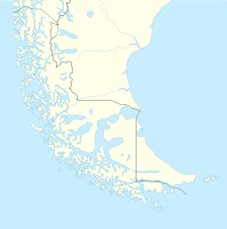 Location of Grey Lake in southern Patagonia.