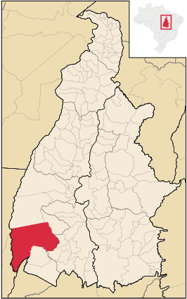 Kaart van Formoso do Araguaia