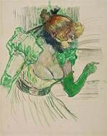 Toulouse-Lautrec - Artista com Luvas Verdes