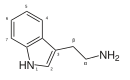 Триптамин structure.svg