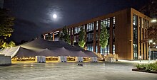 The north side of the new engineering building University of the West of England Engineering Building at Night.jpg