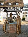 fountain near the old town-hall