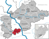 Lage der Gemeinde Wachtberg im Rhein-Sieg-Kreis