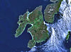 Satellitenaufnahme von Islay