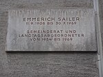 Emmerich Sailer - Gedenktafel