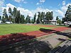 Tervakosken urheilukenttä, kuvattu heinäkuussa 2023.