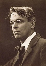 William Butler Yeats photographed in 1911 by George Charles Beresford