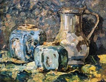 Still-life with Tin Can and Ginger Jars
