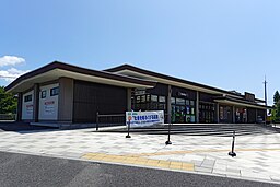 Järnvägsstationen i Hiraizumi.