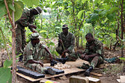 Tentara Benin dalam latihan