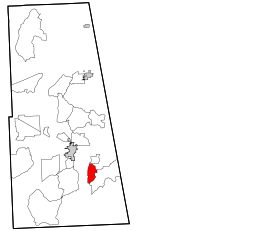 Location within Adair County and the state of Oklahoma