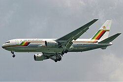 Boeing 767-200ER der Air Zimbabwe