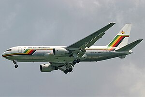 Boeing 767-200ER der Air Zimbabwe