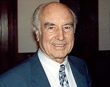 Albert Hofmann (shown here in 1993) purified psilocybin and psilocin from Psilocybe mexicana in the late 1950s Albert Hofmann Oct 1993.jpg