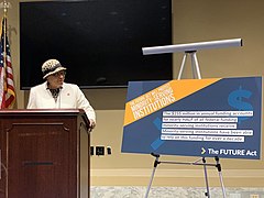 Alma Adams supporting HBCUs, 2019