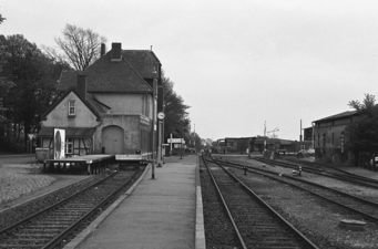 Der Bahnhof Burg auf Fehmarn 1983