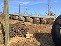 Image 12A multi-ton freight car that was thrown from the tracks in Barnsley (from 2021 Western Kentucky tornado)