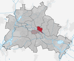 Friedrichshain - Localizzazione