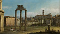 Bernardo Bellotto, Ruinerne af Forum, Rom, ca. 1743, National Gallery of Victoria