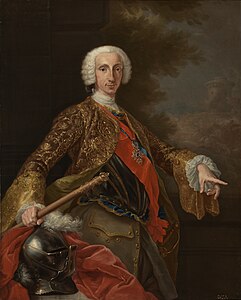 Charles de Bourbon, roi des Deux Siciles (vers 1745) Giuseppe Bonito Musée du Prado