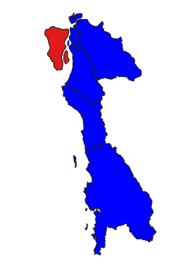 Location in Mawlamyine district