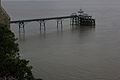 High tide view of Clevedon Pier
