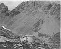 Il santuario di Cunéy in una foto del 1892. È la foto più antica del santuario che si conosca.