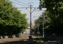 Трамвайная линия на ул. Дальне-Ключевская (демонтирована в 2011 году)