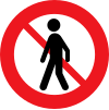 C26.2: No pedestrians