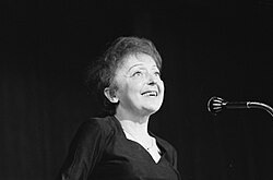 Édith Piaf vuonna 1962