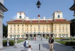 Piazza Esterházy nella città di Eisenstadt