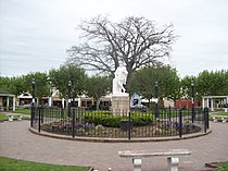 Monument tae Raúl Videla Dorna, Adolfo Alsina Square
