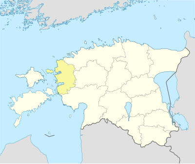 Location map Estonia Lääne County