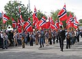 Vlagparade ter geleentheid van die Nasionale Dag van Noorweë