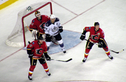 Flames vs. Kings in 2010-11