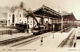 La gare d'Oran.