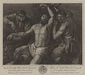 Martyrdom of Saint Bartholemew, after Ribera (1750, copper engraving)