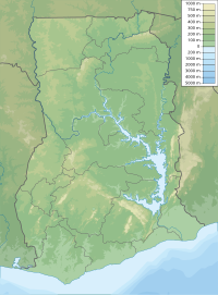 Location map/data/Ghana està situat en Ghana