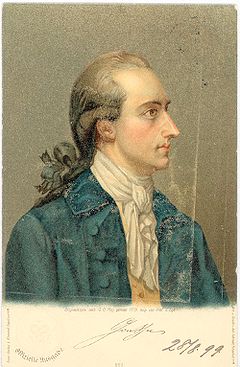 Goethe, Georg Oswald May,1779
