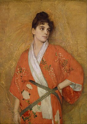 Ragazza in kimono, 1890