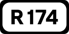 R174 road shield}}